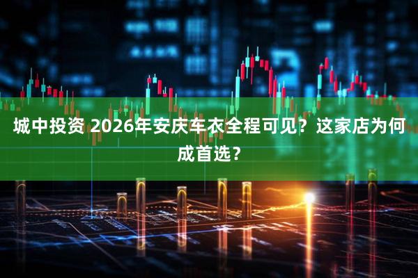 城中投资 2026年安庆车衣全程可见？这家店为何成首选？