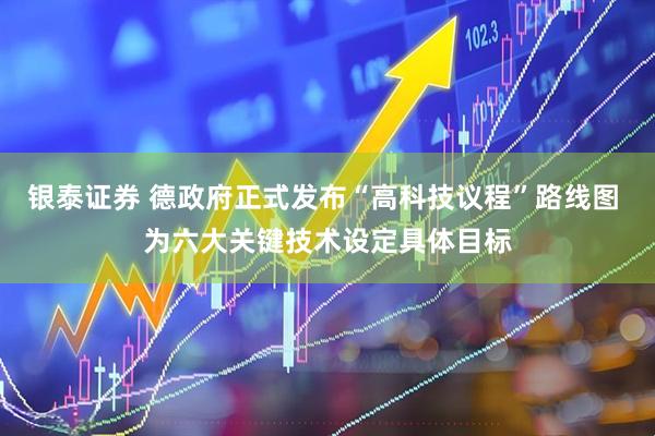 银泰证券 德政府正式发布“高科技议程”路线图 为六大关键技术设定具体目标